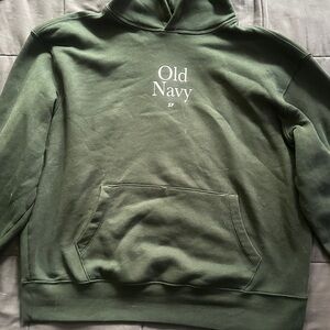 Old Navy Men's Green Hoodie